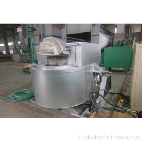 Harga Tiltable Crucible Aluminium Melting Furnace